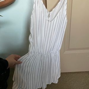 Flowy spaghetti strap romper, from boutique